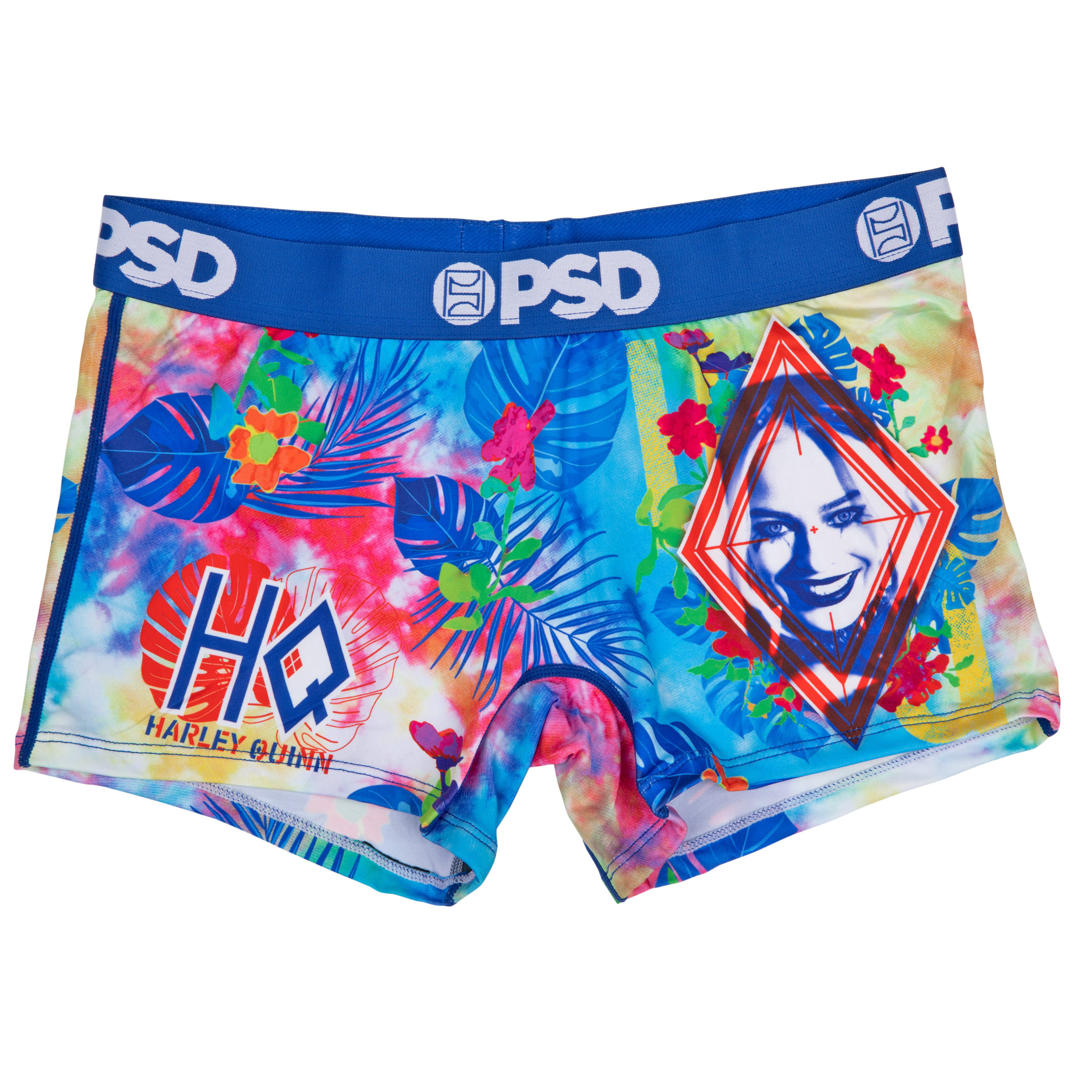 Harley Quinn Tropics Microfiber Blend PSD Boy Shorts Underwear